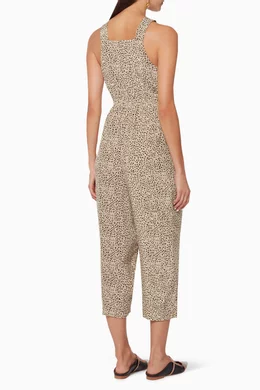 Buy WHISTLES Multicolour Mini Leopard Print Lara Jumpsuit For Women Online Ounass Saudi