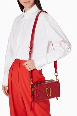 Buy Marc Jacobs Red Quilted Softshot 21 Cross Body Bag For Women Online Ounass Saudi
