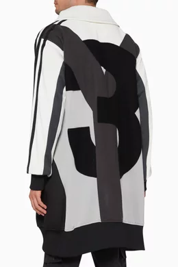Y3 oversized varsity track top top