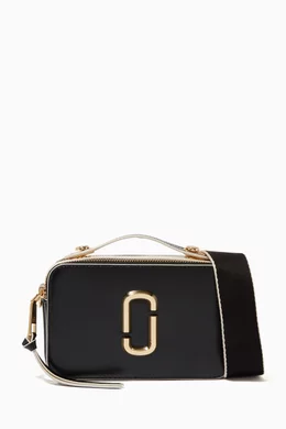 Buy Marc Jacobs Black Sure Shot Leather Cross-body Bag For Women