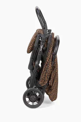 Buy Fendi Brown FF Logo Reclinable Stroller For Baby Boys Online Ounass Saudi
