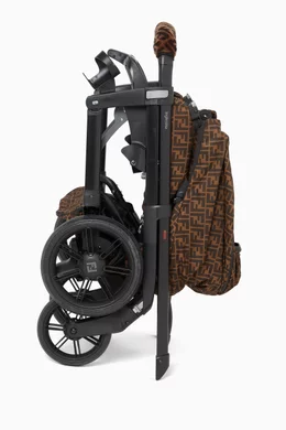 Buy Fendi Brown FF Logo Reclinable Stroller For Baby Boys Online Ounass Saudi