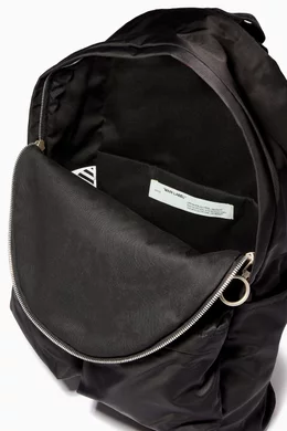 Buy Off White Black Airport Tape Nylon Backpack For Men Online Ounass Saudi
