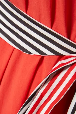 Buy Marella Red Judit Midi Shirt Dress For Women Online Ounass Saudi