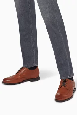Buy Cole Haan Brown Holland Long Wing Oxford Shoes For Men Online Ounass Saudi