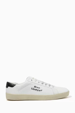 St laurent white sneakers store