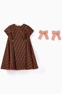 Fendi ff logo dress cheap