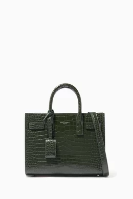 Ysl green crocodile bag 2025