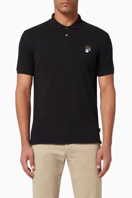 Buy PS Paul Smith Black Angel Monkey Cotton Pique Polo For Men Online Ounass Saudi
