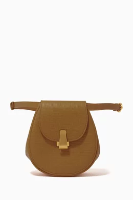 Buy Bottega Veneta Yellow Belt Bag in Palmellato Calfskin For Women Online Ounass Saudi
