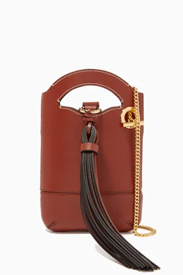 Buy Chloe Brown Walden Mini Bag in Grained Smooth Calfskin For Women Online Ounass Saudi