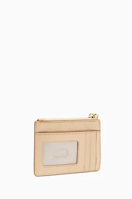 Buy Marc Jacobs Gold The Softshot Pearlized Top Zip Wallet in Leather For Women Online Ounass Saudi