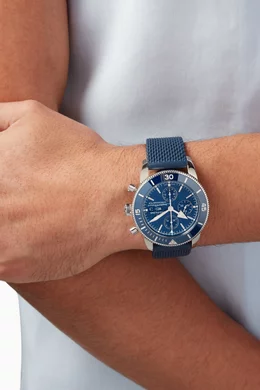 Superocean Heritage Chronograph 44 On Wrist Buy Breitling Blue