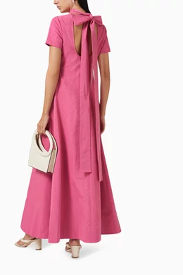 staud ilana dress pink Pink Ilana Gown by Staud