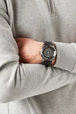 Buy Zinvo Black Blade Gunmetal Watch For Men Online Ounass Saudi