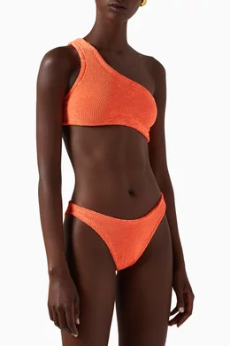 Buy Hunza G Orange Nancy One-Shoulder Bikini For Women Online