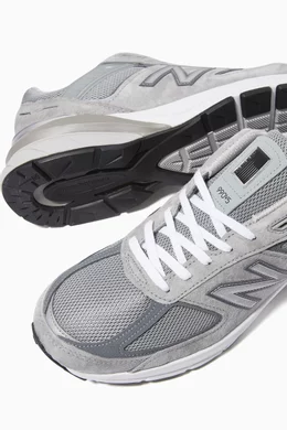 Buy New Balance Grey 990 N Sneaker Runners in Mesh For Men Online Ounass Saudi
