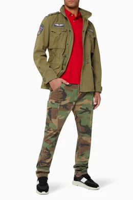 Buy Polo Ralph Lauren Neutral M65 Combat Cotton Twill Jacket For