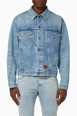 Buy Gucci Blue x ©Disney Donald Duck Denim Jacket For Men Online
