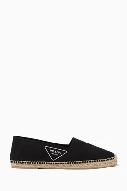 Prada logo espadrilles store
