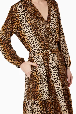 Buy Melissa Odabash Multicolour Sonja Cheetah Viscose Dress For Women Online Ounass Saudi