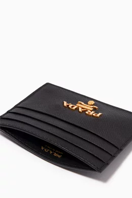 Card Holder Womens Prada Wallet Buy Prada Black Logo Card Holder