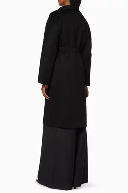 Buy Max Mara Black Lilia Cashmere Coat For Women Online