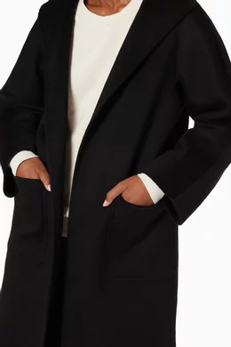 Buy Max Mara Black Lilia Cashmere Coat For Women Online