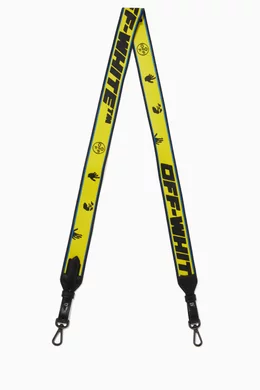 Buy Off White Yellow Industrial Shoulder Bag Strap in Nylon For Women Online Ounass Saudi