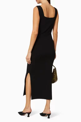 Buy NANUSHKA Black Melon Knitted Dress For Women Online Ounass Saudi