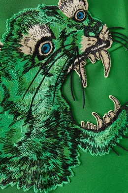 Gucci green tiger jacket discount