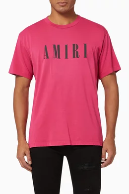 【AMIRI】 ピンク Core Tシャツ Buy Amiri Core Logo T-Shirt 'Pink' - WJLT001 651 PINK | GOAT