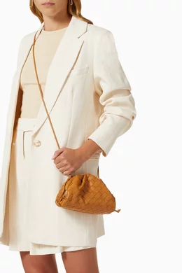 Buy Bottega Veneta Brown The Mini Pouch in Intrecciato Nappa For UNISEX Online Ounass Saudi