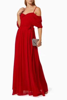 strapless open back dress Lady in Red Dress  Mirror Palais