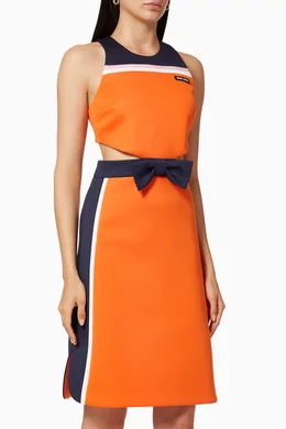 Buy Miu Miu Orange Logo Technical Jersey Dress For Women Online | Ounass  Saudi