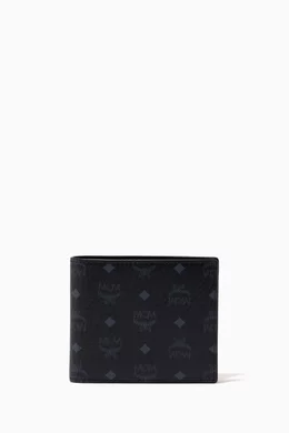 Mcm Visetos Mcm Men's Wallet Black Buy MCM Black Small Bi