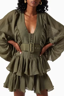 shona joy charlotte draped mini dress Get