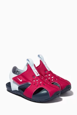 Buy Nike Pink Sunray Protect Sandals For Girls Online Ounass Saudi
