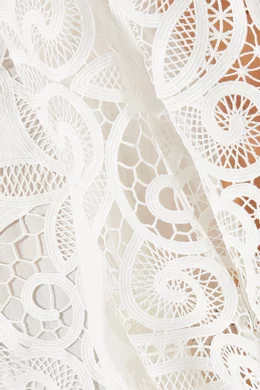 Buy Zimmermann Neutral Mae Lace Mini Dress in Linen For Women Online |  Ounass Saudi