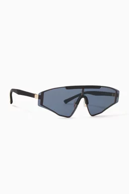 Buy Spektre Black Vincent Mask Shape Sunglasses in Acetate For UNISEX Online Ounass Saudi