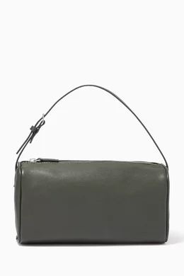 Buy The Row Green 90s Baguette Small Shoulder Bag in Leather For Women Online Ounass Saudi