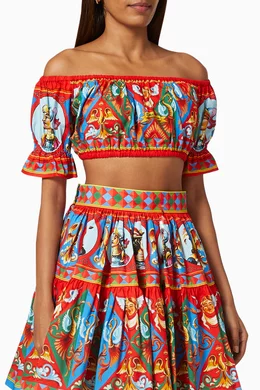 Crop Dolce And Gabbana Two Piece Set Dolce Gabbana Two Piece Set