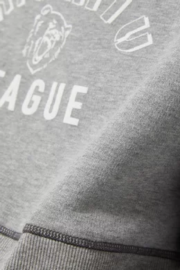 Buy Miu Miu Grey Miu Miu Club Sweatshirt in Cotton Jersey For