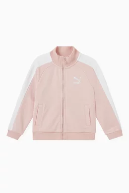 Buy Puma Pink Classics T7 Track Jacket in Jersey For Girls Online Ounass Saudi