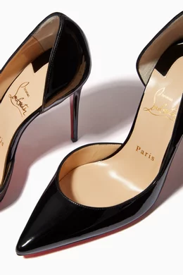 Buy Christian Louboutin Black Iriza 100 Pumps in Patent Leather For Women Online Ounass Saudi