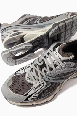 Buy Balenciaga Grey X-Pander Sneakers in Mesh & Nylon For