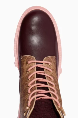 Coach lorimer bootie in signature canvas 2025