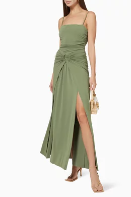 chinese dress ladies Rent Bec & Bridge Ellie Cotton Maxi Dress main image 1