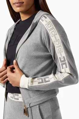 Buy Elisabetta Franchi Grey Sweatshirt in Viscose Knit For