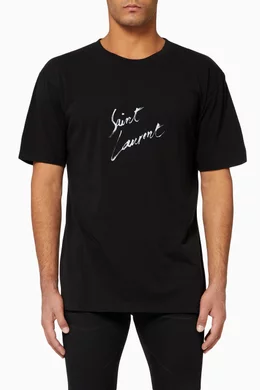 Saint laurent signature shirt cheap